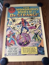 Spiderman Wondrous World of Dr. Strange Mondo 24x36 Poster Johnny Dombrowski picture