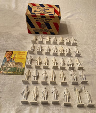 VINTAGE 1950s LOUIS MARX & CO. THE PRESIDENTS OF THE UNITED STATES with BOX picture