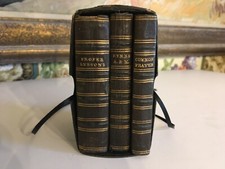 English Victorian Small Church Books C1881 Lessons Hymns Prayers Inscribed S/3 picture