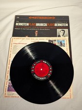 Bernstein Plays Brubeck Plays Bernstein ~ 1960 Columbia CS 8257 Stereo LP 1st picture