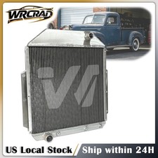 Radiator Fit Ford F1/F2/F3 Pickup Truck l6 V8 1942-1952 1943 1944 1951 Aluminum picture