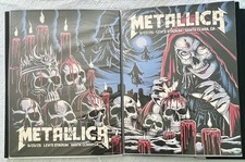 Metallica Poster SET 6/20/2025 Santa Clara, CA XXX/900 made SHARP - See pics picture