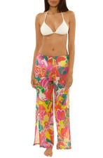 Trina Turk Elara Floral Mesh Cover-Up Pants picture