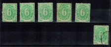 Australia 1902 First Dues SG D6 6d Emerald Green 5 Mint 1 Used GEM CV L450+ picture