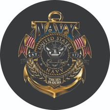 U.S.A. Navy  tire cover Access Any Size picture