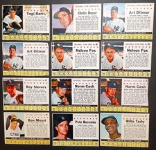 1961 Post Cereal Baseball - Choose Your Card - 10% Discount Available VG-EX picture