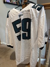 Starter Philadelphia Eagles NFL Jersey Mike Mamula VTG 1995 Football Jersey SIGN picture