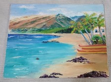 Vintage Original Oil Canvas Signed Artist Koana Smith 
