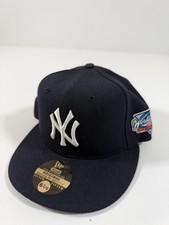 Vintage NY Yankees 2000 World Series Wool 5950 Fitted Hat 6 7/8 New Era picture