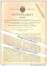 Original Patent - C. Hoffmann in Steudach & L. Ebert, Disc, 1888, Cooking, picture