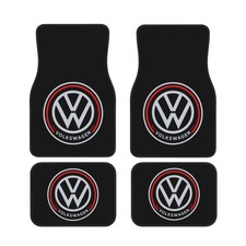 Volkswagen 4PCS Universal Car Floor Mats Auto Carpets Interior Trim Accessories picture