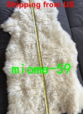IN US 100% Genuine Sheepskin Fluffy Fur Rug 24