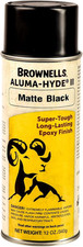 Brownells Aluma-Hyde 2 Epoxy Based Firearms Finish Aerosol Can Matte Black picture