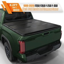 8.2FT FRP Hard 3-Fold Tonneau Cover for 1999-2026 Ford F250 Truck Long Bed Cover picture