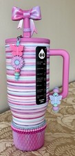 Hydrojug x Scheels 40oz Traveler Pink Horizon striped swirl Tumbler picture