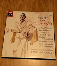  Mozart Don Giovanni / Wachter / Giulini etc. E/R 4 LP box picture