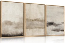 HPINUB Minimalist Large Abstract Framed Canvas Wall Art Set-16