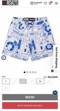 RSVLTS Star Wars R2 Deconstructed Men's Large SHORTS *Sold Out Online- NWT picture