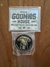 The Goonies 40th Anniversary House Challenge Coin Authentic with Certificate picture