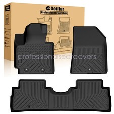 Fits 2014-2019 Kia Soul TPE 3D 1st & 2nd Row Floor Mats Liner Set Anti-Slip New picture