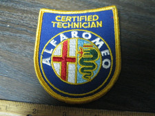 New Vintage Alfa Romeo Certified Technician Patch picture