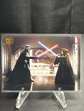 Death Star Duel 2026 Topps Star Wars Galaxy Chrome /25 Orange #85 picture