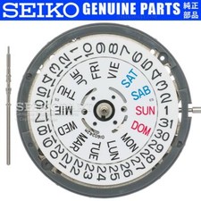 SEIKO SII NH36 NH36A Automatic Watch Movement White Day Crown at 3H for 7S26 MOD picture