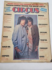 Vintage Original 1976 CIRCUS Magazine Rock Music - ROLLING STONES , KISS , ETC. picture