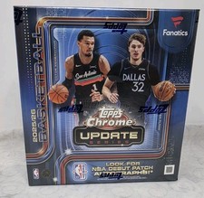 2025/26 Topps Chrome Updates Basketball - FANATICS Exclusive - Mega Box  In Hand picture