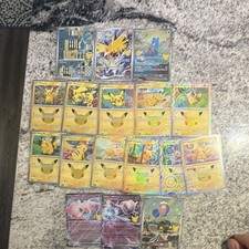 Pokemon TCG 30th Lot. 17 Cards. Lapras Meowth Zapdos and More. Pack Fresh NM picture
