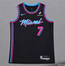 Nike Miami Heat Giannis Antetokounmpo #7 NBA Basketball Jersey Black picture
