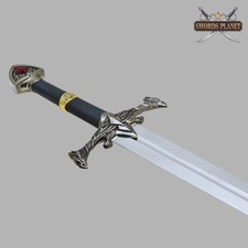 Handmade Blackfyre Game of Thrones Aegon Sword - GOT  with Wall Plaque picture