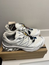 Size 10 US M Salomon XT6 White Ftw Silver L47581100 Men's Used Hiking Shoes picture