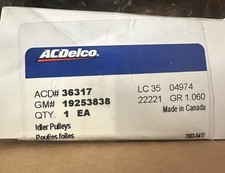 ACDelco Professional/Gold 36317 - Accessory Drive Belt Idler Pulley picture