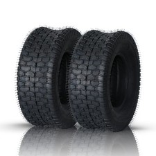 Set of 2 16x6.50-8 Lawn Mower Garden Turf Tires 2PR 16x6.5-8 Tubeless 396Lbs picture