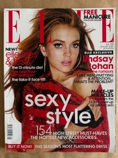 British ELLE January 2007 Lindsay Lohan cover Amy Winehouse interview pictures picture