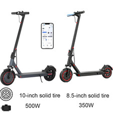 AOVOPRO Adult Electric Scooter, 350W/500W Dual Shock Absorber Foldable E-SCOOTER picture