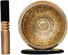 Tibetan Singing bowl Set ~ for yoga, Meditation and sound Healing Third eye  picture