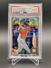 2020 Topps Yordan Alvarez #276 Foilboard /264 (RC) PSA GEM MINT 10 picture