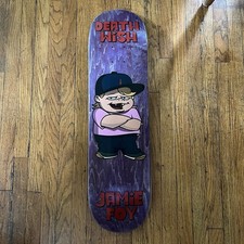 Read Description* Deathwish Youngin Jamie Foy Skateboard Deck 8.25 picture