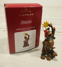 2021 Hallmark Keepsake SPRUCED UP SCOOB Scooby-Doo Christmas Ornament In Box picture