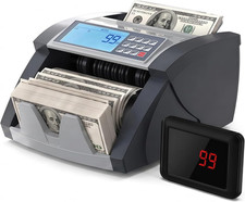 Money Counter Machine Pro with Value Count for Dollar Euro Accurate 110V picture