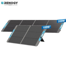 Renogy 100W 200W Portable Solar Panel Solar IP65 For Power Station RV Camping picture