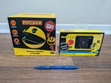 PAC-MAN Wireless Speaker, Charger, and Light & 3-Game Pocket Player Gift Set picture