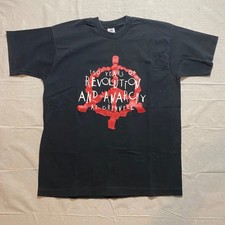Vintage 90s Grinnell College T Shirt XL Revolution And Anarchy Fruit Of The Loom picture