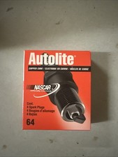 SPARK PLUGS AUTOLITE 64 COPPER CARTON OF 4 PLUGS New In Box picture