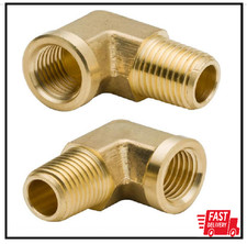 1/8 Inch Brass Street 90 Degree Elbow 1/8