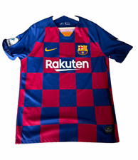 Nike FC Barcelona Dri-FIT Soccer Jersey L Blue/Red Rakuten UNICEF picture