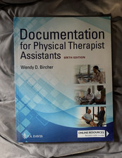 F.A. Davis Documentation for Physical Therapist Assistants 6th Ed PB Bircher picture