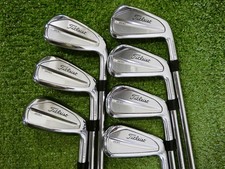 Titleist 2023 T200 Forged Irons 4-P AMT Black S300 Stiff Steel  picture